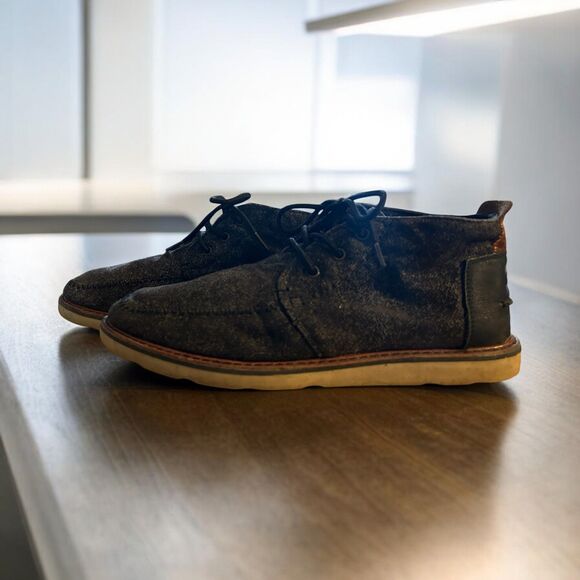 TOMS Men's Chukka Boot - Size 12 - Grey/Black - Picture 3 of 7